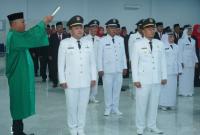 Bupati Asahan melantik dan mengambil sumpah jabatan Pejabat Administrator dan Pejabat Pengawas di lingkungan Pemerintah Kabupaten Asahan, Kamis (5/2/2026), bertempat di Kantor Bupati Asahan.