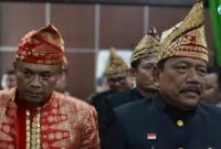 Bupati Bengkulu Tengah Rachmat Riyanto dan Wakil Gubernur Bengkulu Mian.