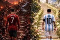 Animasi Ronaldo dan Messi (source/pan de battala)
