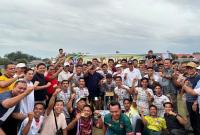 Tuan rumah HWBR FC mengunci kemenangan dalam laga fina Bandar Ratu Cup 3 di Lapangan Ratok Denai Kelurahan Bandar Ratu, Minggu (16/8/2026). (Oye/PenaRafflesia.Com)