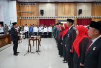 Pelabtikan 14 Pejabat Eselon II di lingkungan Pemerintah Provinsi Bengkulu, di Aula Pola Merah Putih, Kantor Gubernur Bengkulu, Rabu (28/1/2026).