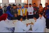 Pembukaan operasional Sekolah Rakyat Terintegrasi (SRT) 1 Kabupaten Kaur yang ditandai dengan kegiatan open house dan Masa Pengenalan Lingkungan Sekolah (MPLS), Kamis (30/7/2026).
